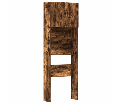 Veļasmašīnas Plaukts, Ozola, 64X24X190 Cm, Inženierijas Koks Vidaxl