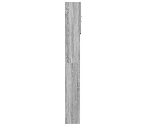 Veļasmašīnas Plaukts, Pelēks, 64X24X190 Cm, Inženierijas Koks Vidaxl
