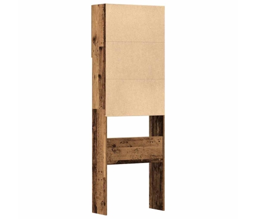 Veļasmašīnas Plaukts, Ozola, 64X24X190 Cm, Inženierijas Koks Vidaxl