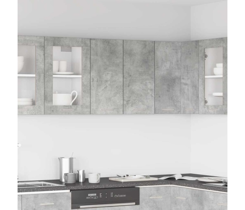 Virtuves Sienas Skapis Betons Pelēks 60X31X60 Cm Vidaxl
