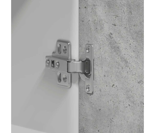 Virtuves Sienas Skapis Betons Pelēks 60X31X60 Cm Vidaxl