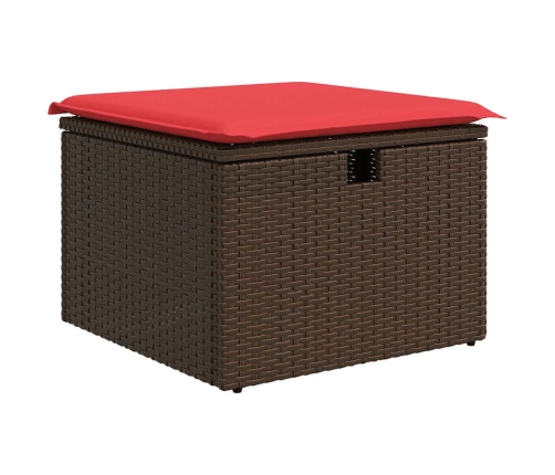 11-Daļīgs Dārza Dīvāna Komplekts, Matrači, Brūna Pe Rotangpalma Vidaxl