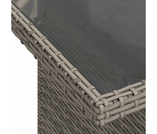 11-Daļīgs Dārza Dīvāna Komplekts, Matrači, Melna Pe Rotangpalma Vidaxl