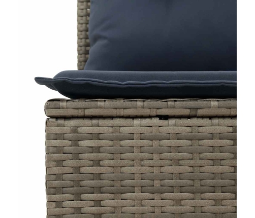 11-Daļīgs Dārza Dīvāna Komplekts, Matrači, Melna Pe Rotangpalma Vidaxl