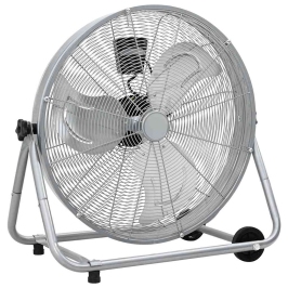 Ventilators Uz Riteņiem, 3 Ātrumi, Sudraba Krāsā, Φ64 Cm Vidaxl