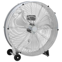 Ventilators Ar Ritenīšiem, 3 Ātrumi, Sudraba Krāsā, Φ77 Cm Vidaxl