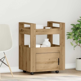 Virtuves Rati Artisan Oak 60X45X80 Cm Inženierijas Koks Vidaxl