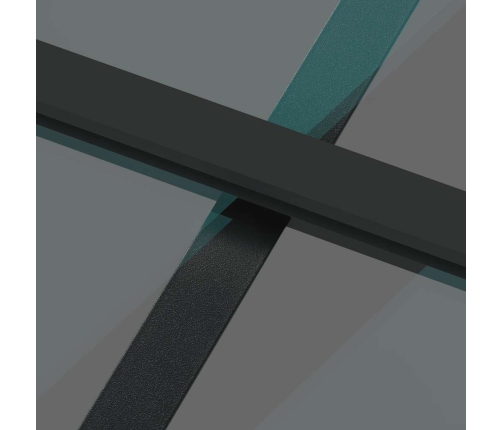 Bīdāmās Durvis Aparatūras Komplektu Rūdīts Stikls Un Alumīnijs Vidaxl