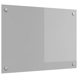 Virtuves Atstarojošais Gaiši Pelēks 70X50X0,6 Cm Temperēts Stikls Vidaxl