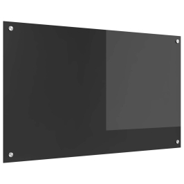 Virtuves Aizsargstikls Tumši Pelēks 100X60X0,6 Cm Rūdīts Stikls Vidaxl