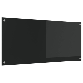 Virtuves Aizsargstikls, Melns, 110X50X0,6 Cm, Temperēts Stikls Vidaxl