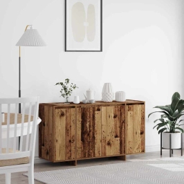 Vecā Koka Sideboard Vecais Koks Atjaunots Masīvkoks Vidaxl