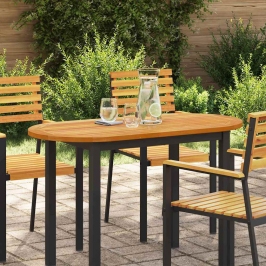 Vidaxl Akācijas Galda Virsma 110X55X2,2 Cm Ovāla
