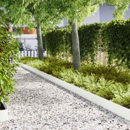 Zāliena Malas 30 Gab. Balts 100X0,5X20 Cm Tērauds Vidaxl