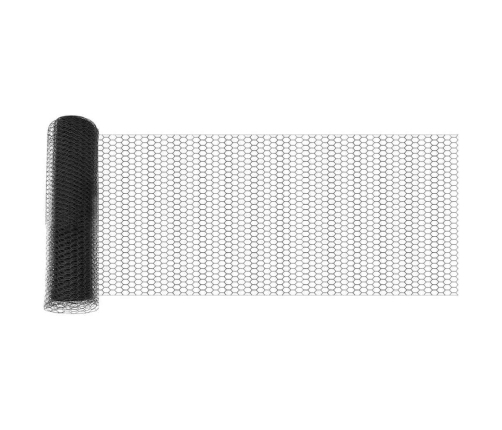 Žogs Ar Stabiem. Pelēka 0.8 X 10 M Tērauds Vidaxl