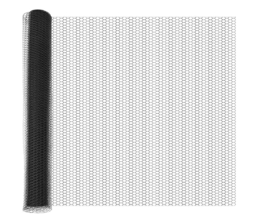 Žogs Ar Stabiem. Pelēka 0.8 X 10 M Tērauds Vidaxl