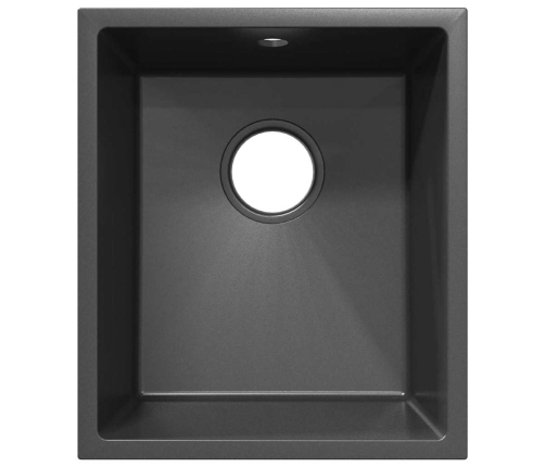 Virtuves Izlietne Ar Pārmērību Ventilāciju Pelēkajā Granītā Vidaxl