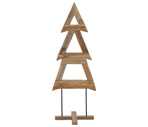 Ziemassvētku Eglīte Ar Statīvu Brūna 90 Cm Masīvs Tīkkoks Vidaxl