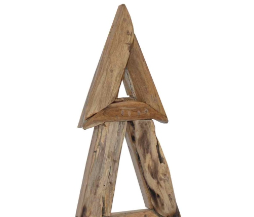 Ziemassvētku Eglīte Ar Statīvu Brūna 120 Cm Masīvs Tīkkoks Vidaxl