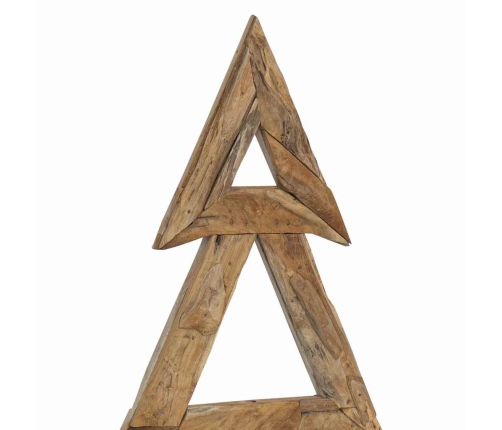 Ziemassvētku Eglīte Ar Statīvu Brūna 180 Cm Masīvs Tīkkoks Vidaxl