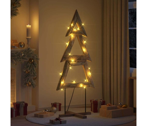 Ziemassvētku Eglīte Ar Statīvu Brūna 180 Cm Masīvs Tīkkoks Vidaxl