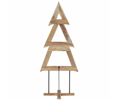 Ziemassvētku Eglīte Ar Statīvu Brūna 180 Cm Masīvs Tīkkoks Vidaxl