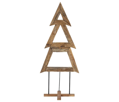 Ziemassvētku Eglīte Ar Statīvu Brūna 180 Cm Masīvs Tīkkoks Vidaxl