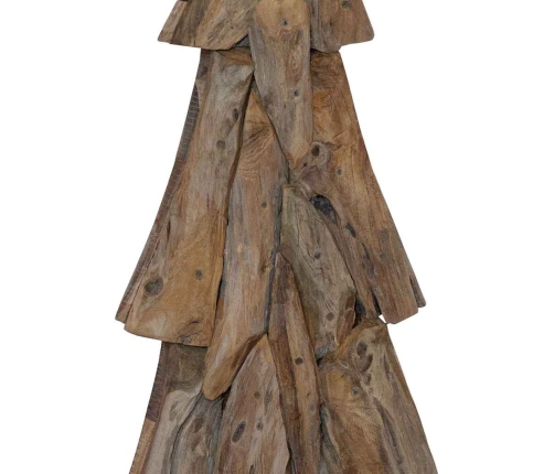 Ziemassvētku Eglīte Ar Statīvu Brūna 120 Cm Masīvs Tīkkoks Vidaxl