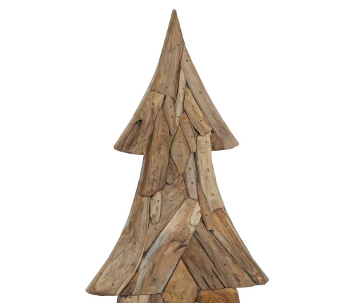 Ziemassvētku Eglīte Ar Statīvu Brūna 180 Cm Masīvs Tīkkoks Vidaxl