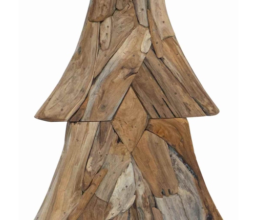 Ziemassvētku Eglīte Ar Statīvu Brūna 180 Cm Masīvs Tīkkoks Vidaxl