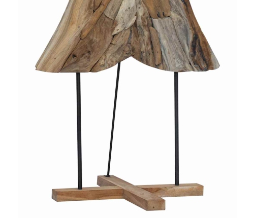 Ziemassvētku Eglīte Ar Statīvu Brūna 180 Cm Masīvs Tīkkoks Vidaxl