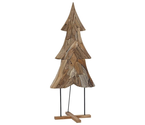 Ziemassvētku Eglīte Ar Statīvu Brūna 180 Cm Masīvs Tīkkoks Vidaxl