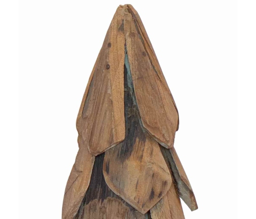 Ziemassvētku Eglīte Ar Statīvu Brūna 50 Cm Masīvs Tīkkoks Vidaxl