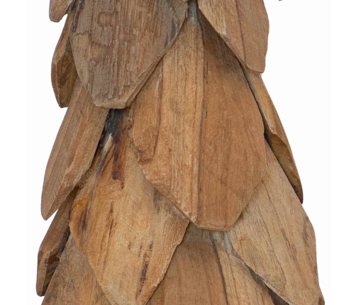 Ziemassvētku Eglīte Ar Statīvu Brūna 50 Cm Masīvs Tīkkoks Vidaxl