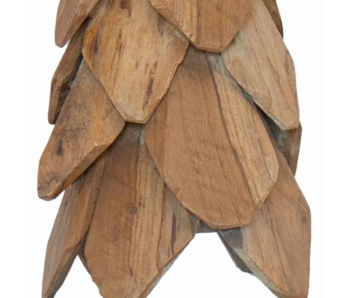 Ziemassvētku Eglīte Ar Statīvu Brūna 50 Cm Masīvs Tīkkoks Vidaxl