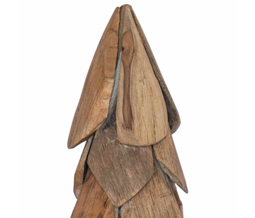 Ziemassvētku Eglīte Ar Statīvu Brūna 80 Cm Masīvs Tīkkoks Vidaxl