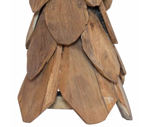 Ziemassvētku Eglīte Ar Statīvu Brūna 80 Cm Masīvs Tīkkoks Vidaxl