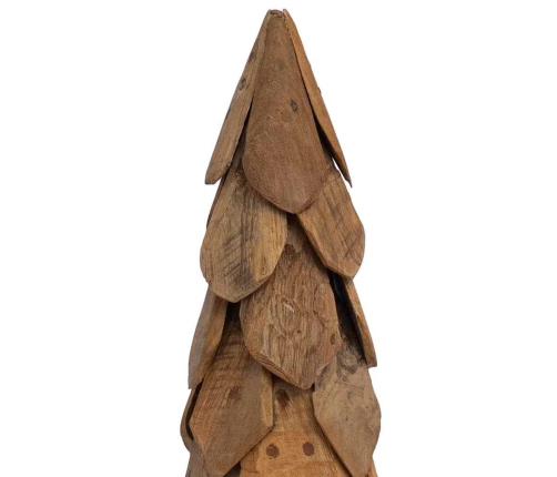 Ziemassvētku Eglīte Ar Statīvu Brūna 110 Cm Masīvs Tīkkoks Vidaxl