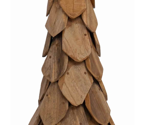 Ziemassvētku Eglīte Ar Statīvu Brūna 110 Cm Masīvs Tīkkoks Vidaxl