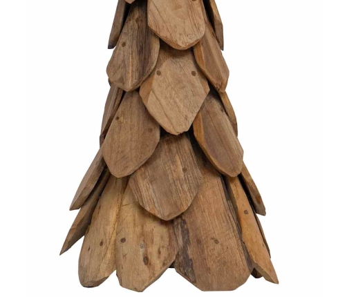 Ziemassvētku Eglīte Ar Statīvu Brūna 110 Cm Masīvs Tīkkoks Vidaxl