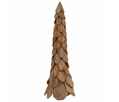 Ziemassvētku Eglīte Ar Statīvu Brūna 110 Cm Masīvs Tīkkoks Vidaxl