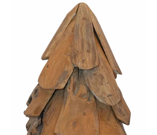 Ziemassvētku Eglīte Ar Statīvu Brūna 60 Cm Masīvs Tīkkoks Vidaxl