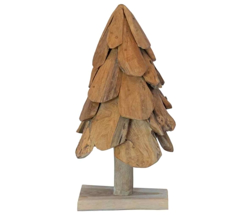 Ziemassvētku Eglīte Ar Statīvu Brūna 60 Cm Masīvs Tīkkoks Vidaxl