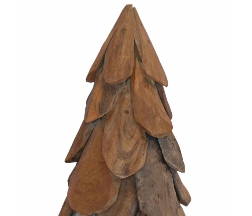 Ziemassvētku Eglīte Ar Statīvu Brūna 90 Cm Masīvs Tīkkoks Vidaxl