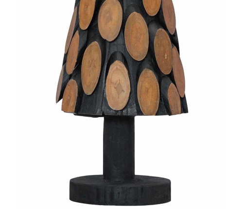 Ziemassvētku Eglīte Ar Statīvu Brūna 60 Cm Masīvs Tīkkoks Vidaxl