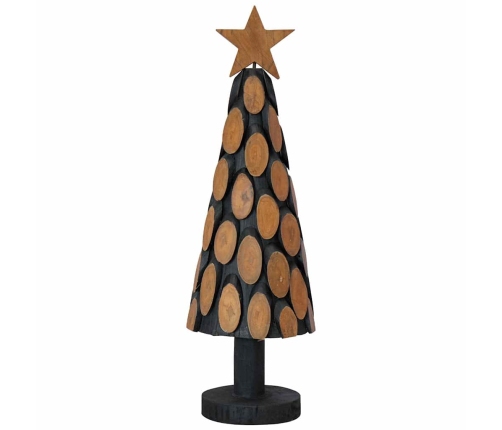Ziemassvētku Eglīte Ar Statīvu Brūna 60 Cm Masīvs Tīkkoks Vidaxl