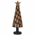 Ziemassvētku Eglīte Ar Statīvu Brūna 60 Cm Masīvs Tīkkoks Vidaxl
