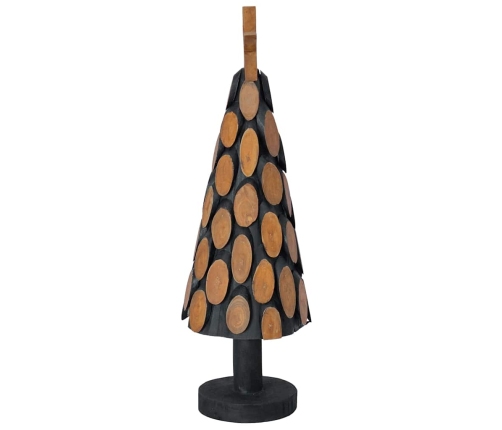 Ziemassvētku Eglīte Ar Statīvu Brūna 60 Cm Masīvs Tīkkoks Vidaxl