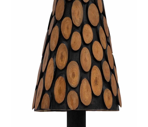 Ziemassvētku Eglīte Ar Statīvu Brūna 150 Cm Masīvs Tīkkoks Vidaxl