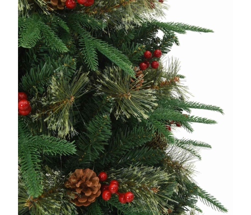 Mākslīgā Saliekamā Ziemassvētku Egle Ar Statīvu Zaļa 120 Cm Vidaxl